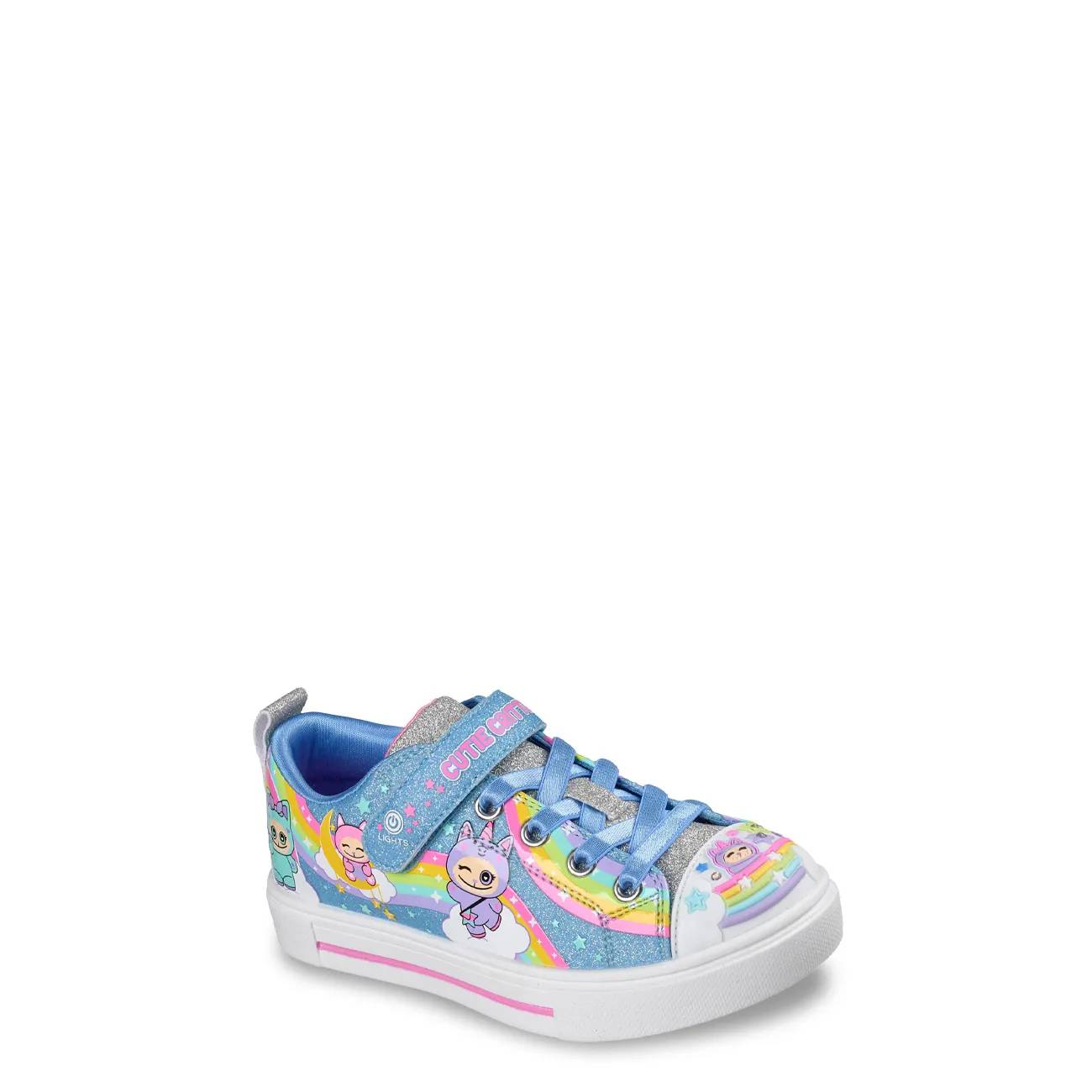Skechers Youth Girls' Twinkle Sparks Cutie Critters Sneaker