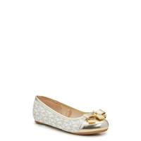 Youth Girls' Kenya Ballet Flat PALE GOLD view