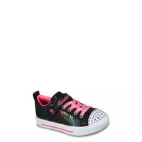 Youth Girl's Twinkle Toes Sparks Magic Sneaker Black/Multi view