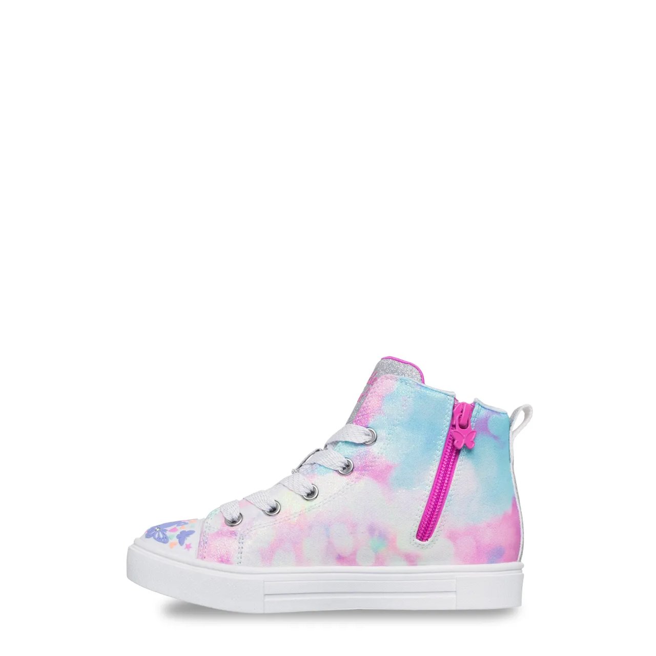 Girls TWK Sparks Butterfly Hi Top Sneakers