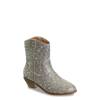Youth Girls' Amber Rhinestone Cowboy Western Bootie SILVER view