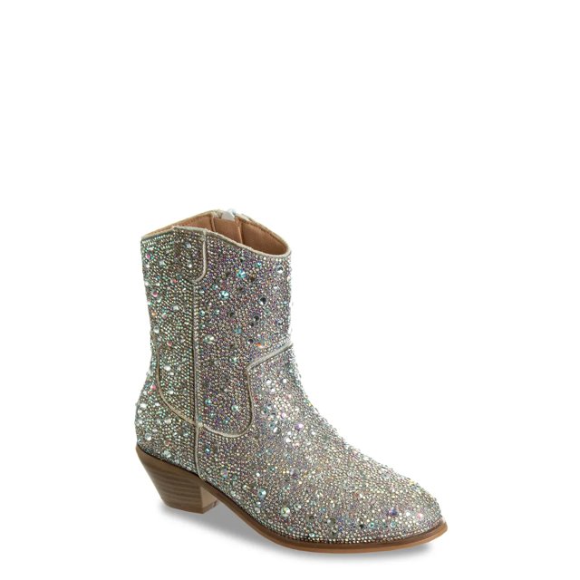 Youth Girls' Amber Rhinestone Cowboy Western Bootie