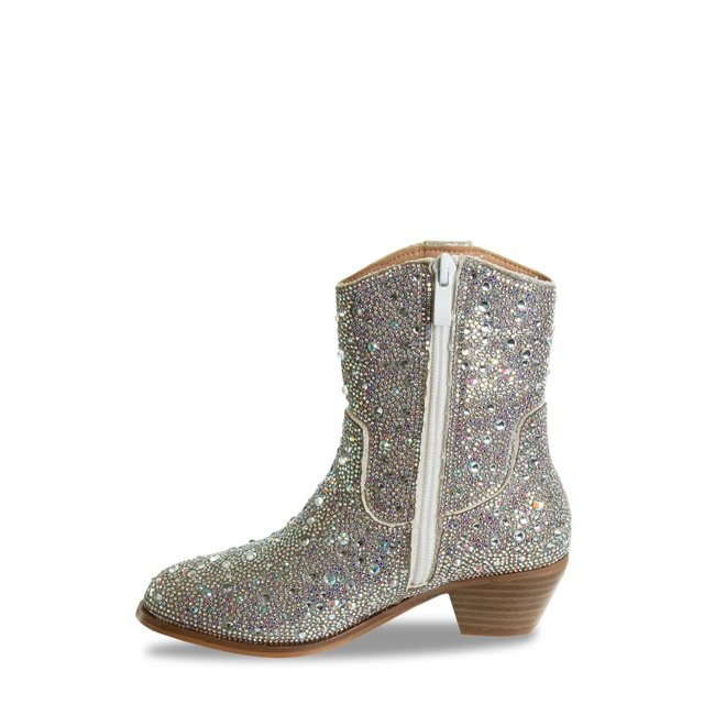 Youth Girls' Amber Rhinestone Cowboy Western Bootie