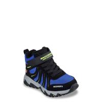 Youth Boys' Waterproof Rugged Ranger Hiker Boot BLACK/BLUE view