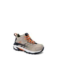 Youth Boys' Moab Speed 2 Mid Hiking Boot BLACK/TAN view