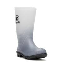 Youth Boys' Stomp Print Rain Boot GREY/BLACK view