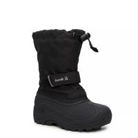 Youth Boys' Flynn Waterproof Winter Boot BLACK/CLOUD BURST view