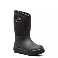 Youth Boys' Classic Solid Waterproof Winter Boot Black view