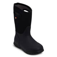 Youth Unisex York Solid Waterproof Winter Boot Black view