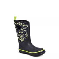 Youth Boys' Camo Waterproof  Winter Boot BLACK/LIME view