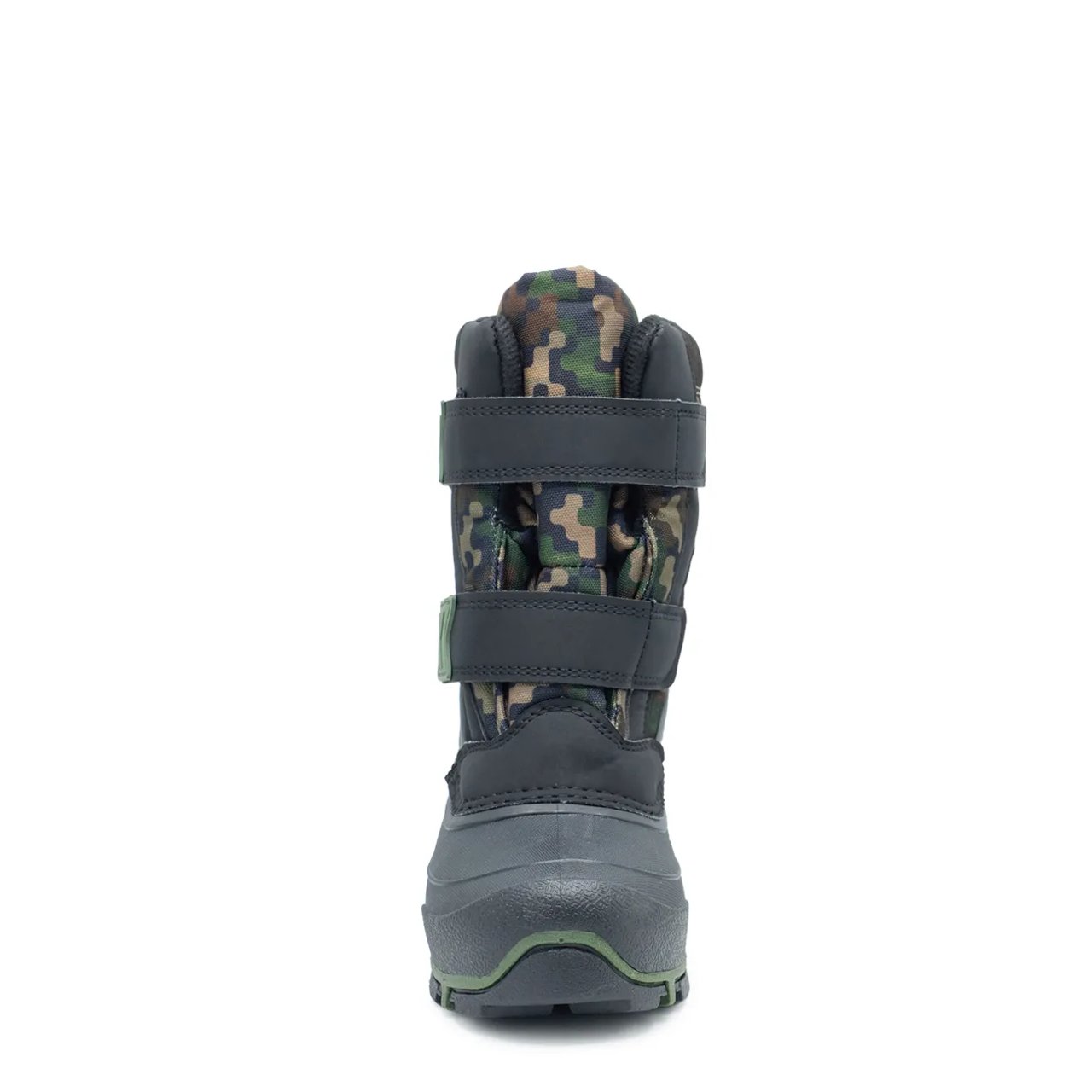 Youth Boy's Waterproof Double Velcro Pixel Winter Boot