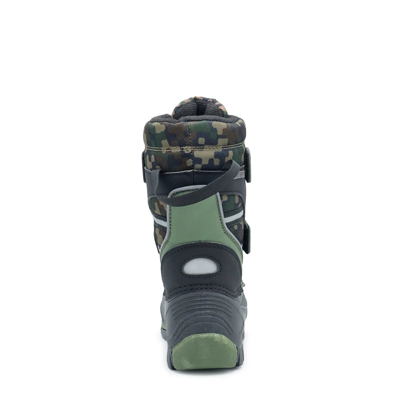 Youth Boy's Waterproof Double Velcro Pixel Winter Boot