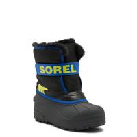 Youth Boys' Snow Commander Waterproof Winter Boot BLACK/AZUL view