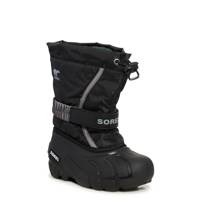 Youth Boys' Waterproof Flurry Winter Boot BLACK/CITY GREY view
