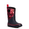 Youth Boys' Blurred Lightning Waterproof Winter Boots BLACK/RED view