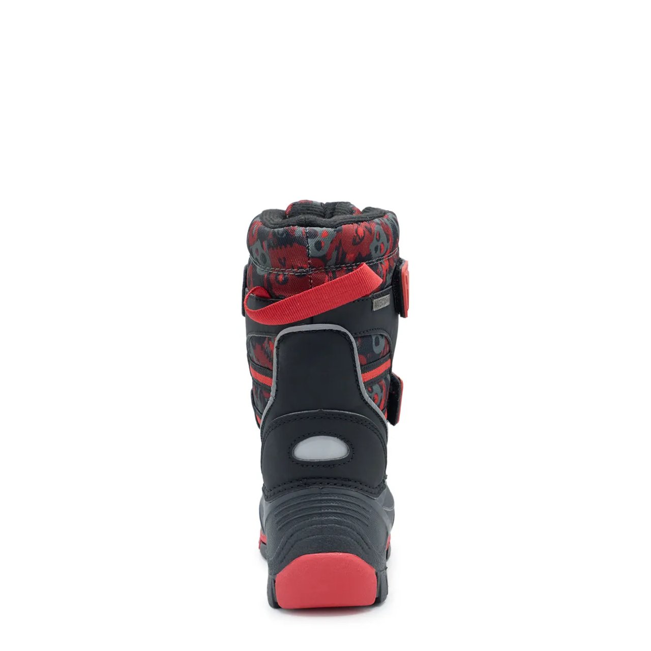Youth Boy's Waterproof Double Velcro Pixel Winter Boot