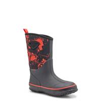 Kid's Waterproof Neon Cyber Boot RED view