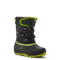Youth Boy's Waterproof Luke EZ Winter Boot CHARCOAL/LIME view