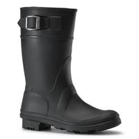 Youth Girls' Raindrops Rain Boot BLACK view