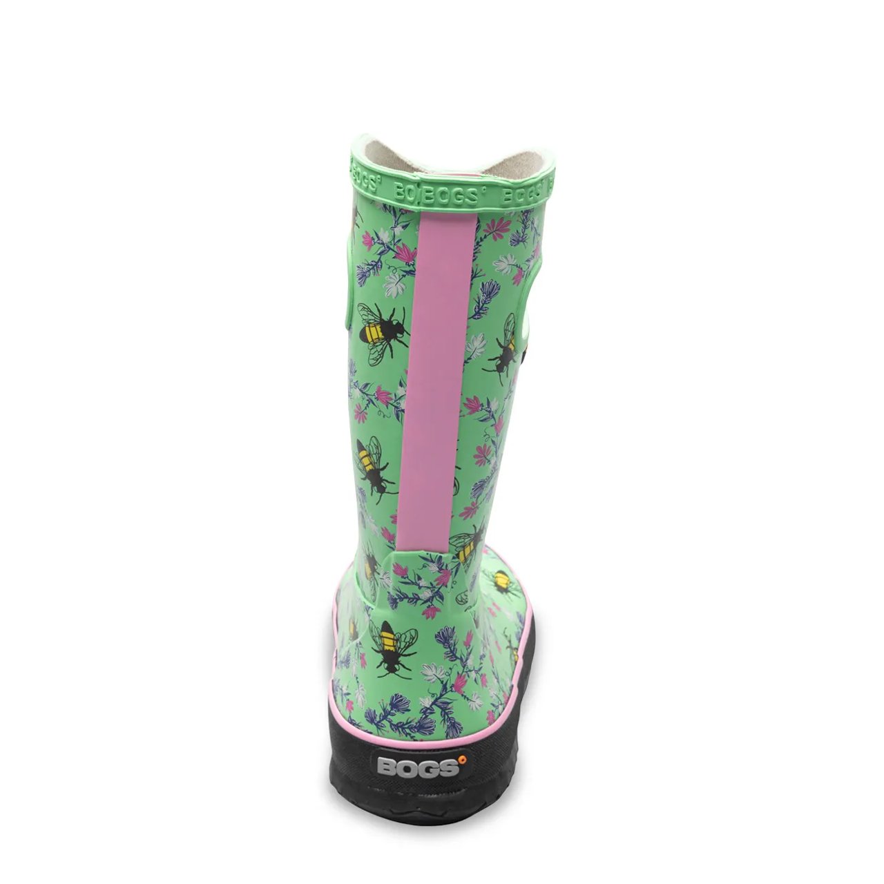 Youth Girl's Waterproof Bees Rainboot
