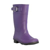 Youth Girls' Raindrops Rain Boot EGGPLANT view