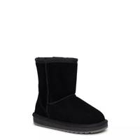Youth Girls' Brisk Winter Bootie Black Suede view