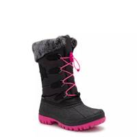 Youth Girls' Star Pac Waterproof Winter Boot Black/Pink view