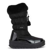 Youth Girls' Toboggan Waterproof Winter Boot BLACK METAL view