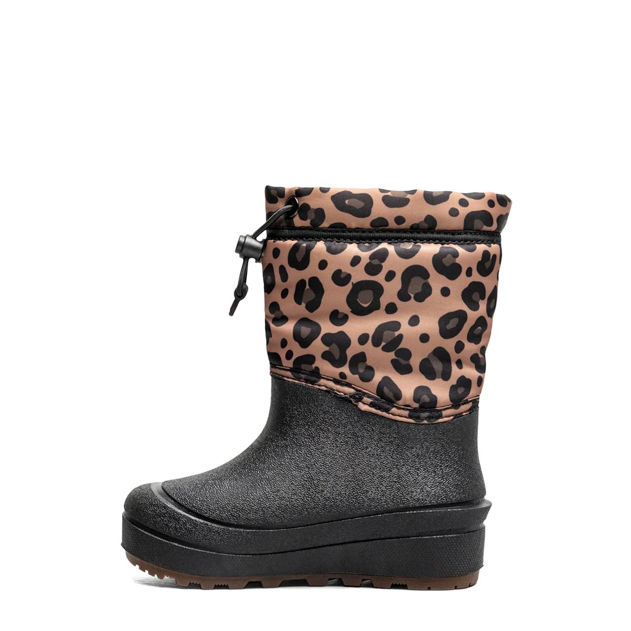Youth Girls' Leopard Snow Shell Waterproof Winter Boot