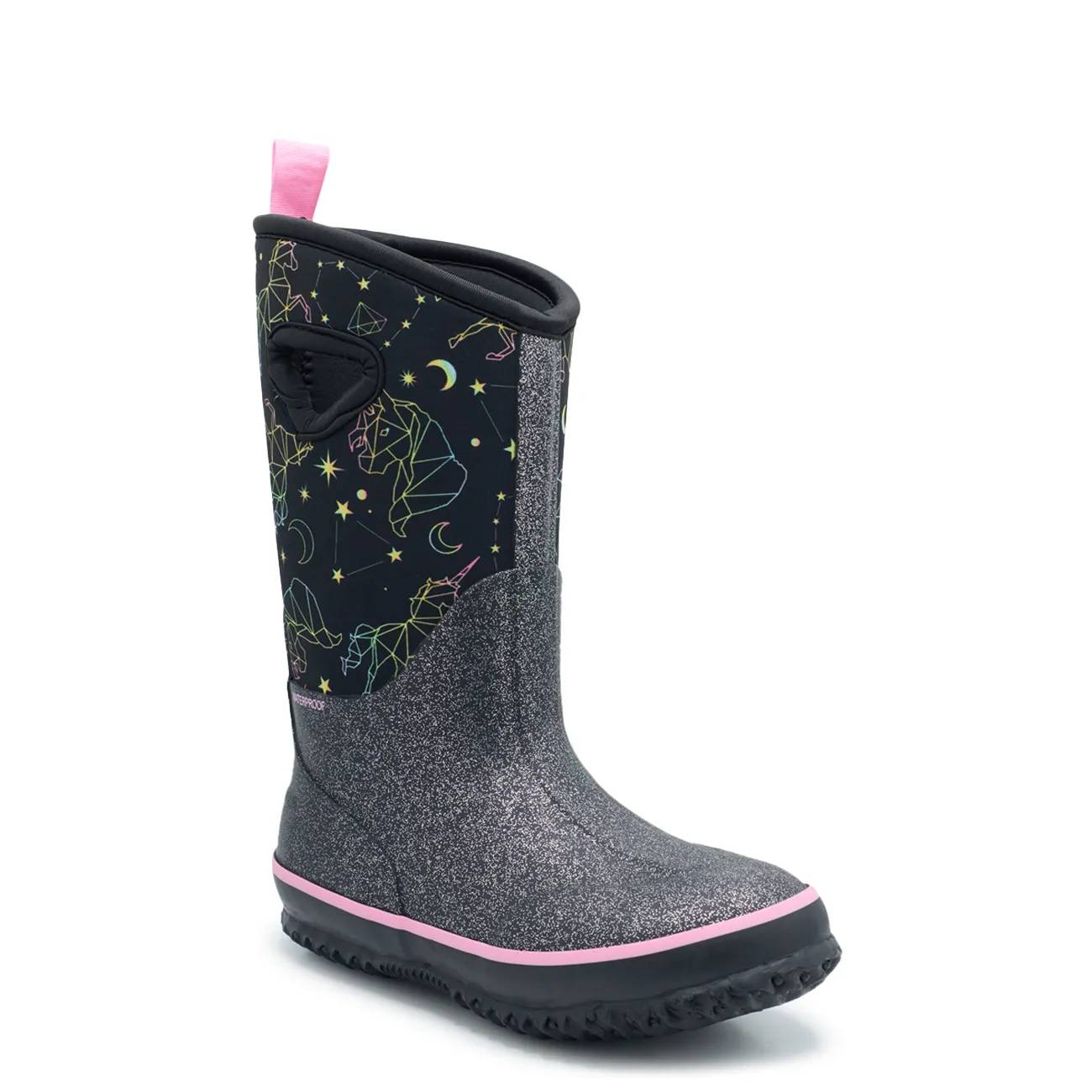 Youth Girl's Waterproof Rainbow Astro Winter Boot