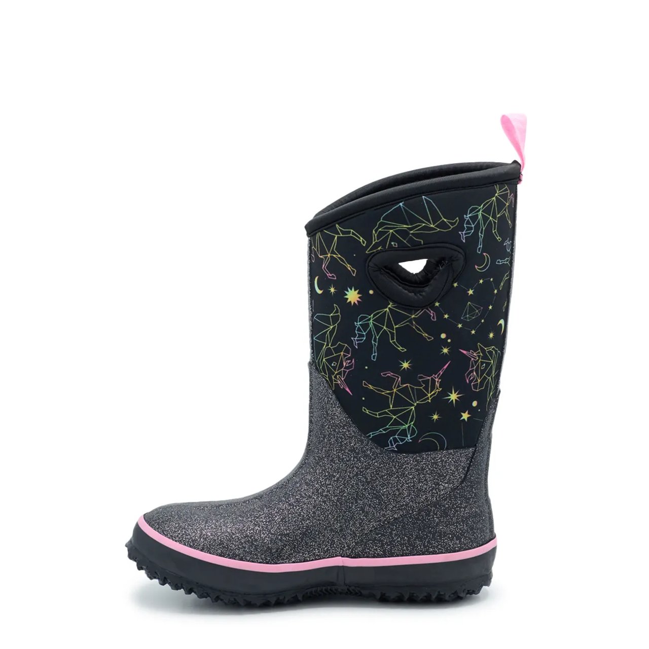 Youth Girl's Waterproof Rainbow Astro Winter Boot