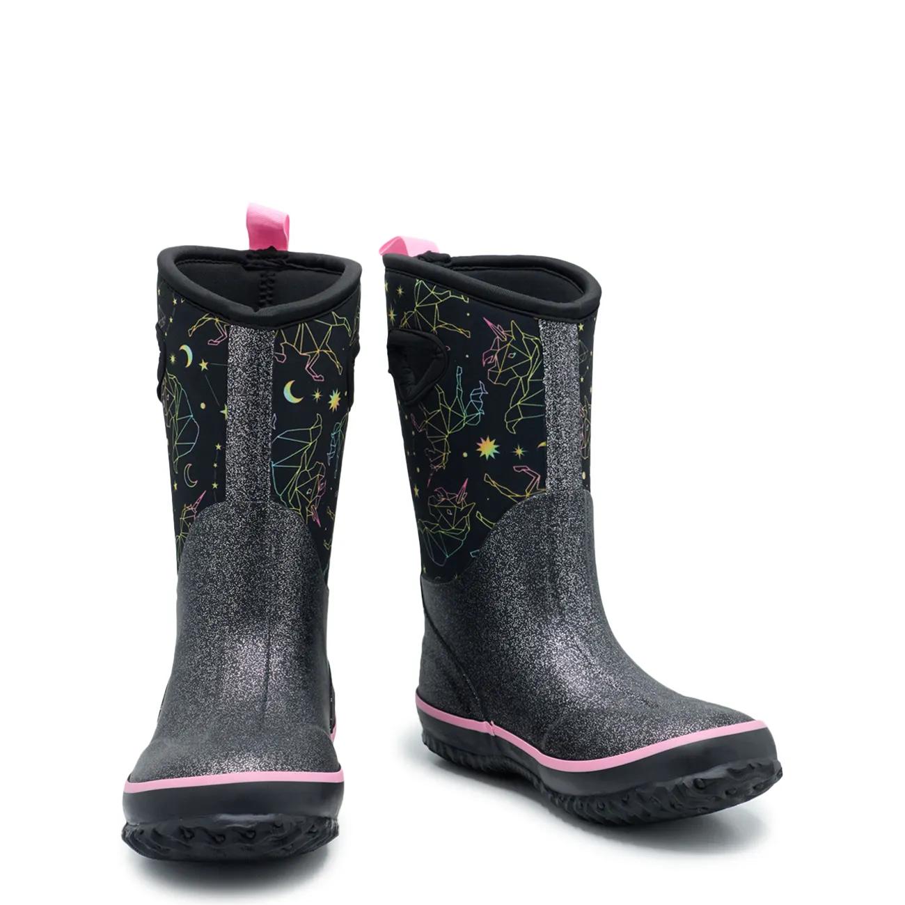 Youth Girl's Waterproof Rainbow Astro Winter Boot