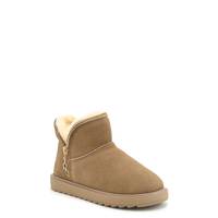 Girls Vintage Cozy Bootie Mocha view