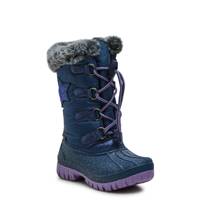 Youth Girls' Star Pac II Waterproof Winter Boot NAVY view