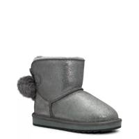 Youth Girls' Damour Waterproof Winter Boot Silver Suede view