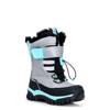 Youth Girl's Waterproof Snowboard Wide Width Winter Boot GREY/SEAFOAM view
