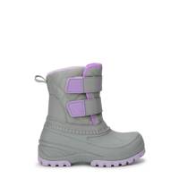 Youth Girls' Suntory Waterproof Winter Boot GREY/PURPLE view