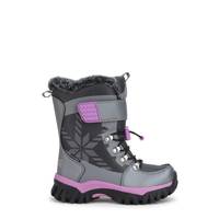 Youth Girls' Toasty Waterproof Winter Boot PEWTER/LILAC view
