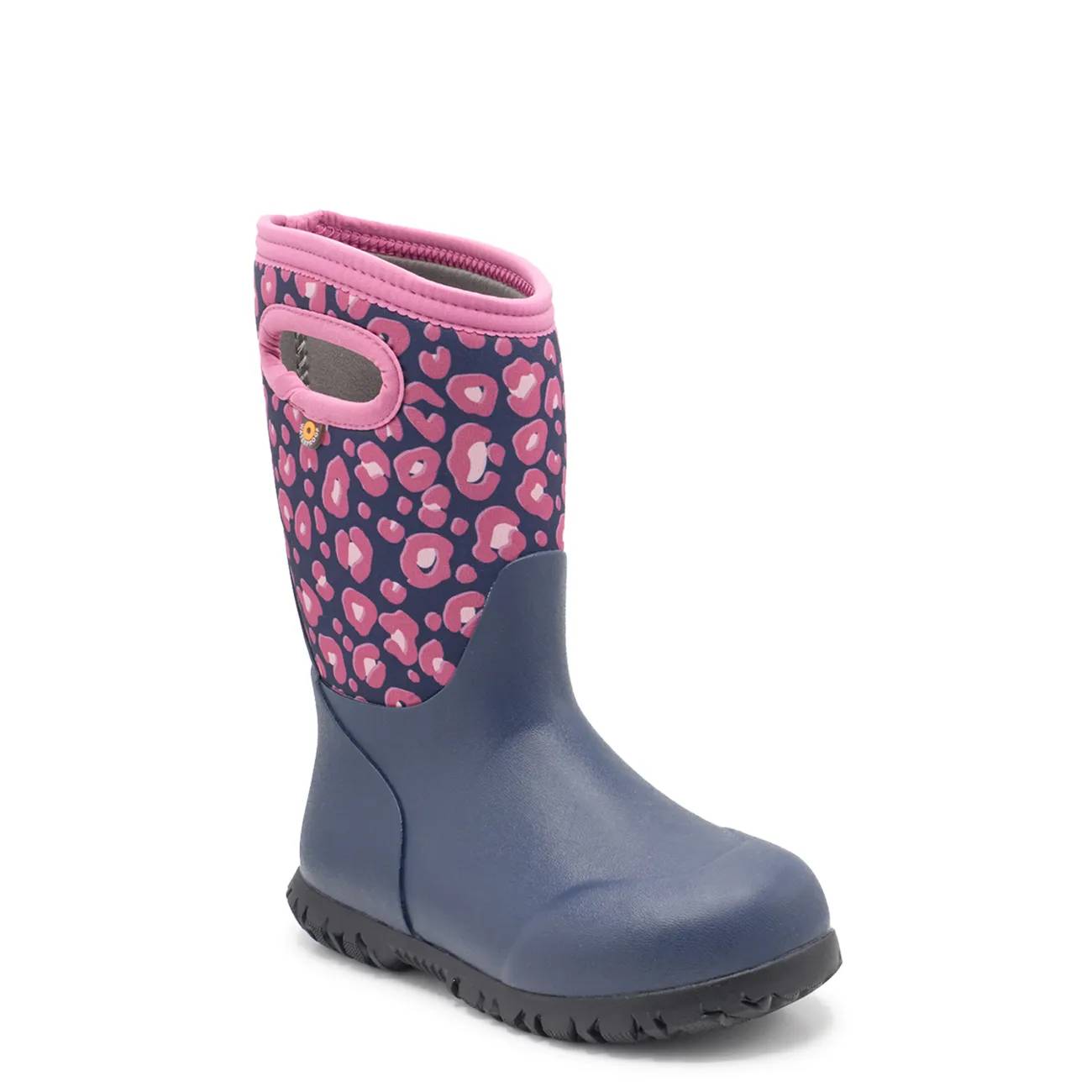 Bogs Girls Waterproof York Leopard Winter Boot