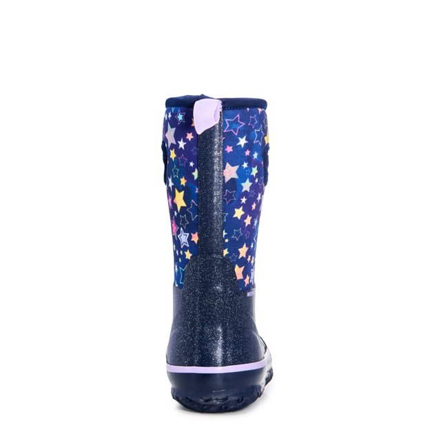 Youth Girls' Multi Stars Waterproof Winter Boots
