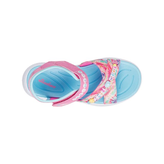 Skechers Youth Girl's Jumpsters Tie Dye BFFS Sandal | DSW Canada