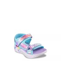 Youth Girls' Unicorn Dreams - Majestic Bliss Sandal PURPLE/MULTI-COLOUR view