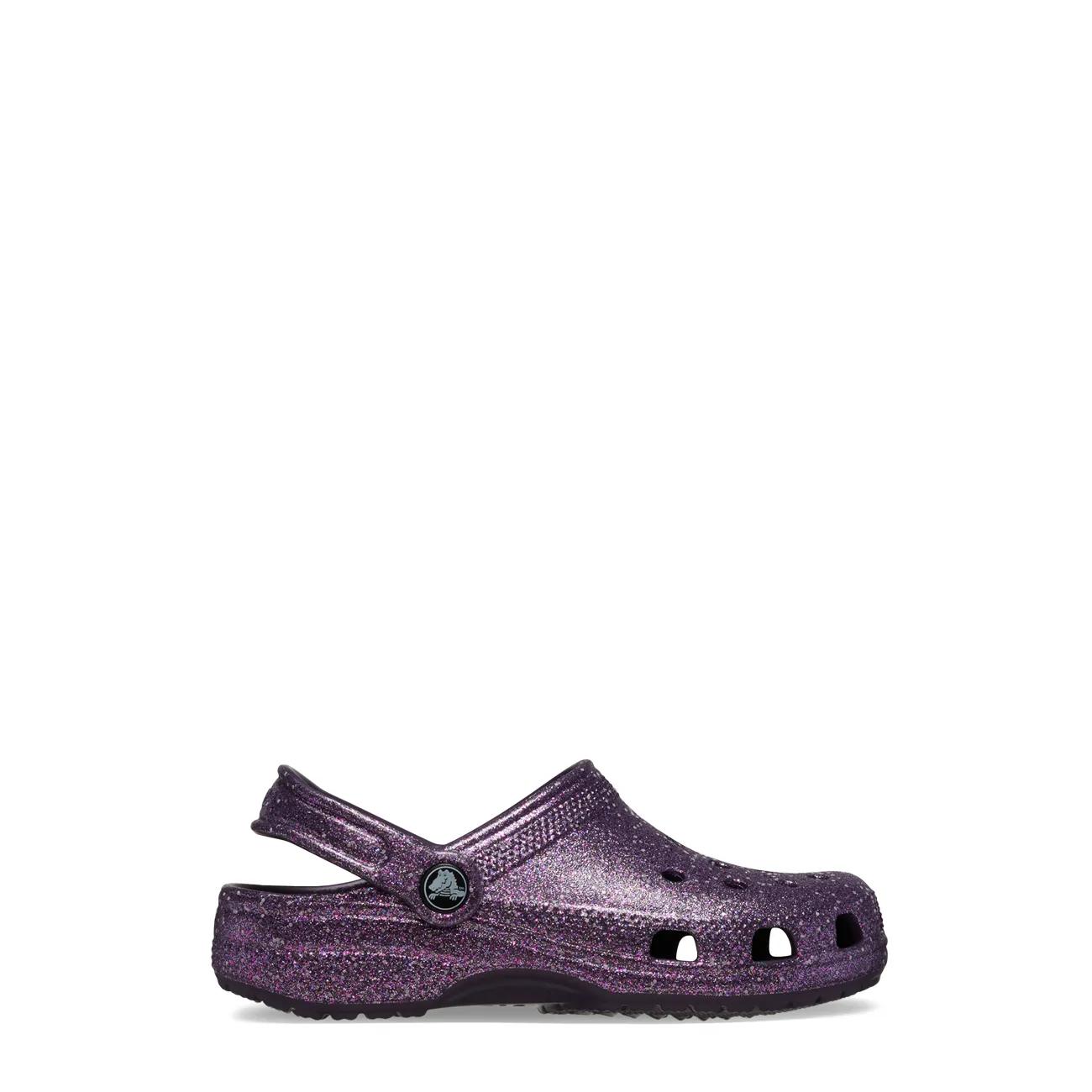 Youth Girls Classic Clog Space Glitter
