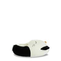 Unisex Cam Plush Slipper Black/White view