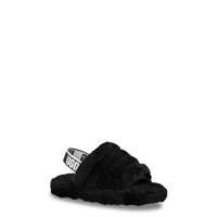 Youth Girls' Fluff Yeah Slipper Black view