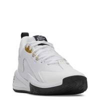 Youth Boys' GS Curry 3Z 25 Sneaker WHITE/BLACK/METALLIC GOLD view