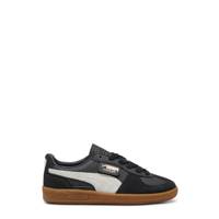 Youth Boys' Palermo Court Sneaker PUMA BLACK/FEATHER GREY/GUM view
