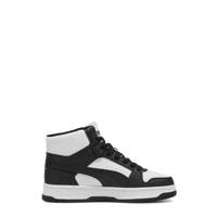 Youth Boys' Rebound Slam Mid Sneaker PUMA BLACK/PUMA WHITE view
