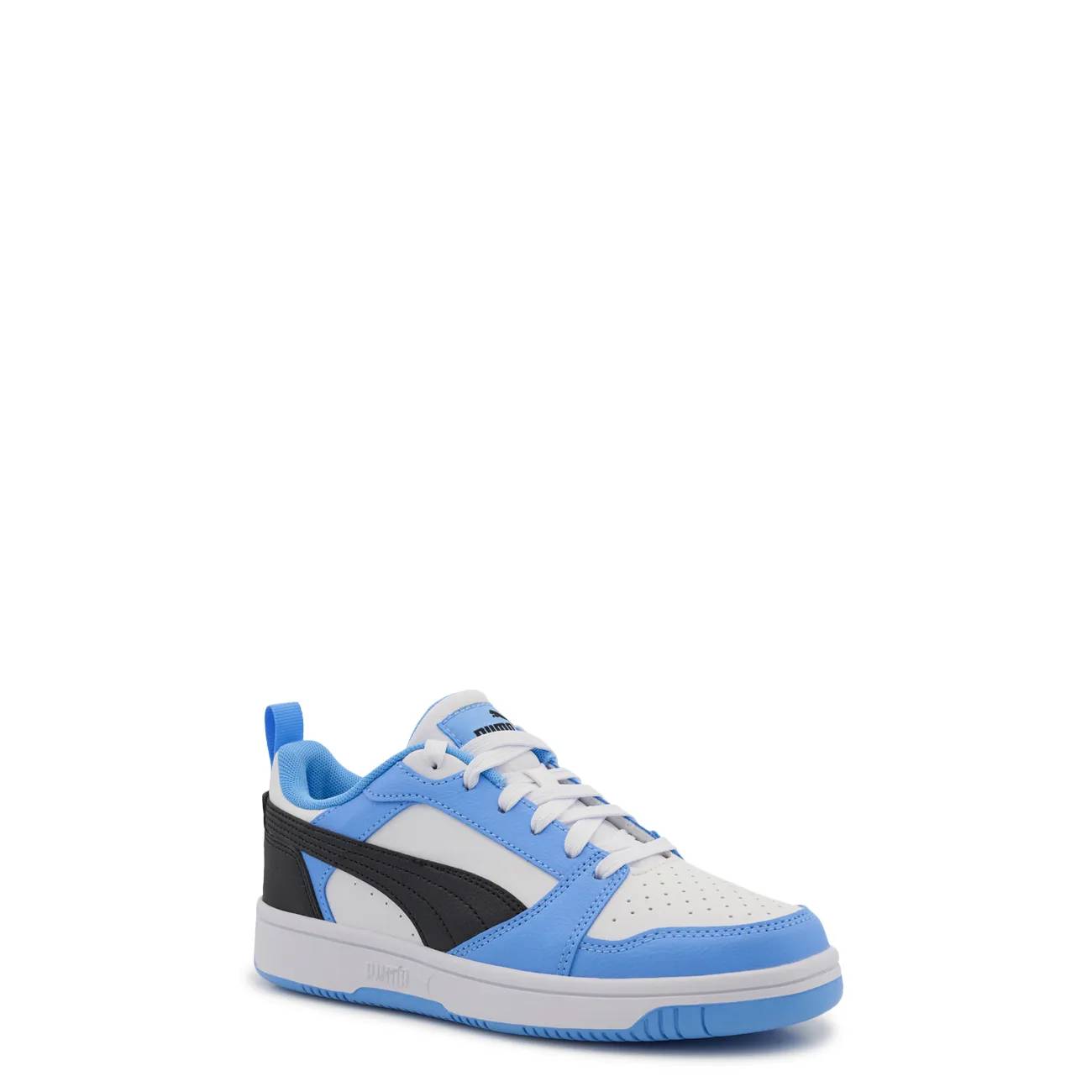 PUMA Youth Boys' Rebound V6 Lo AC Court Sneaker