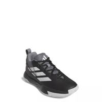 Youth Boys' Cross Em Up Wide Width Basketball Sneaker CORE BLACK/CLOUD WHITE/GREY THREE WIDE view